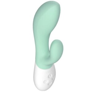 Lelo-Ina 3 Green Rabbit Vibrator Luxury Seaweed-Silicon, 10 Trepte - imagine 4