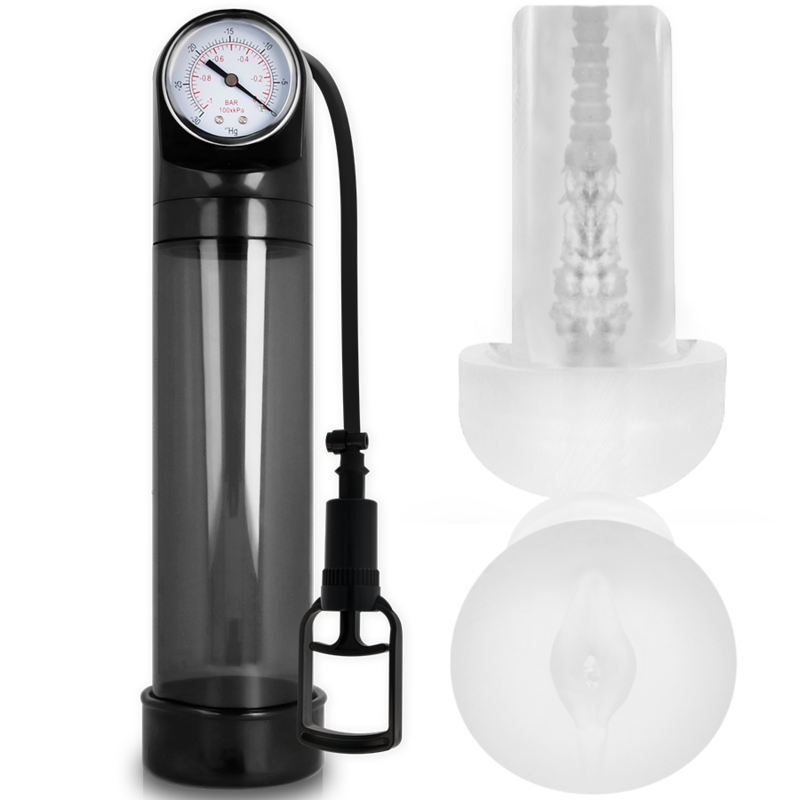 Pump Addicted-RX9 Black cu Masturbator-Silicon, Waterproof 1 Pump Addicted-RX9 Black cu Masturbator-Silicon, Waterproof · Inele & Mansoane Penis