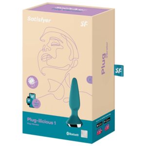 Satisfyer Connect-Plug-ilicious 1 Plug Vibrator Verde-Silicon 9 Satisfyer Connect-Plug-ilicious 1 Plug Vibrator Verde-Silicon - imagine 4