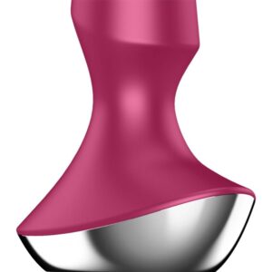 Satisfyer-Plug-ilicious 2 Plug Vibrator Berry-Silicon - imagine 5