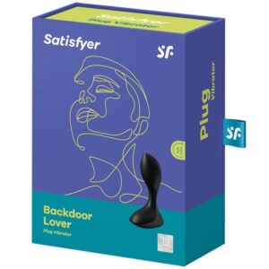 Satisfyer Plugs-Backdoor Lover Dop Vibrator Negru-Silicon, 12 6 Satisfyer Plugs-Backdoor Lover Dop Vibrator Negru-Silicon, 12 - imagine 2