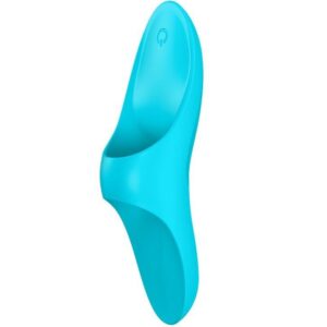 Satisfyer Vibrator-Teaser Vibrator de Deget Blue Light-Silicon 6 Satisfyer Vibrator-Teaser Vibrator de Deget Blue Light-Silicon - imagine 1