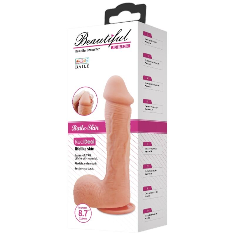 Baile Dildos-Johnson Dildo Piele Realistă 22 cm-Ventuza 7 img 111994 aa531c8e03c956d2fe6b0c749bc0fa5e 1