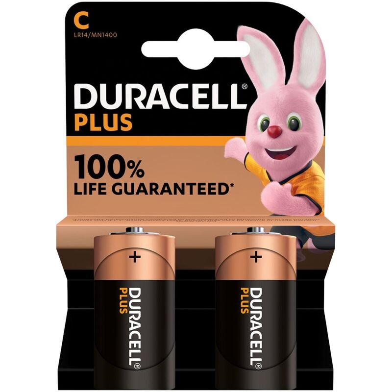 Duracell-Plus Power Baterie Alcalină C LR14, 2 Bucăți 1 img 112035 94749da589a33a2b81181f63ab127f48 1