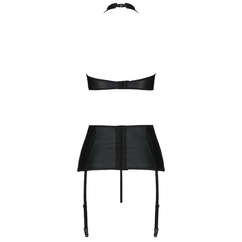 Passion-Nancy Set Trei Piese din Piele Ecologică 4 Necunoscut-Passion Nancy Set Eco Collection/, L/XL-Piele Ecologica (imaginea 4)