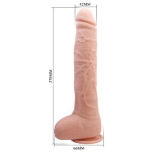 Baile Dildos-Dildo Realist Flexibil, 28 cm, Bază cu Ventuză-TPR 14 Baile Dildos-Dildo Realist Flexibil, 28 cm, Bază cu Ventuză-TPR - imagine 6