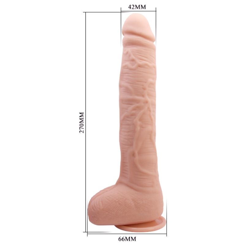 Baile Dildos-Dildo Realist Flexibil, 28 cm, Bază cu Ventuză-TPR 6 img 112277 59d667819a422f1c32088112843c4dd7 1