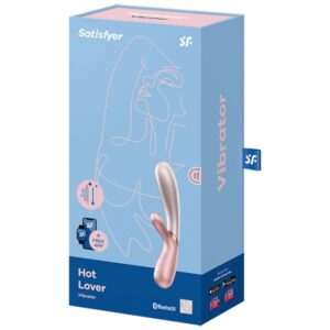 Satisfyer Connect-Hot Lover Vibrator Rose & Beige-Silicon, 12 - imagine 3
