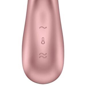 Satisfyer Connect-Hot Lover Vibrator Rose & Beige-Silicon, 12 - imagine 5