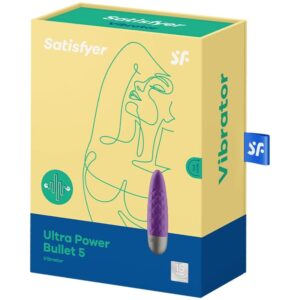Satisfyer Vibrator-Ultra Power Bullet 5 Violet-Silicon, 12 Trepte · Vibratoare (imaginea 4)