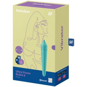 Satisfyer-Ultra Power Bullet 8 Turcoaz-12 Trepte, Reincarcabil 8 Satisfyer-Ultra Power Bullet 8 Turcoaz-12 Trepte, Reincarcabil - imagine 4