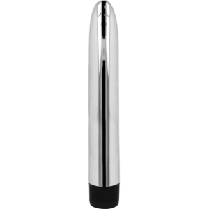 Ohmama-Vibrator Clasic Argintiu 17.5 cm-PVC - imagine 1