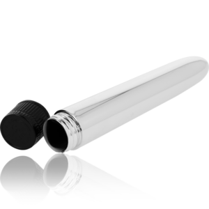 Ohmama-Vibrator Clasic Argintiu 17.5 cm-PVC - imagine 3