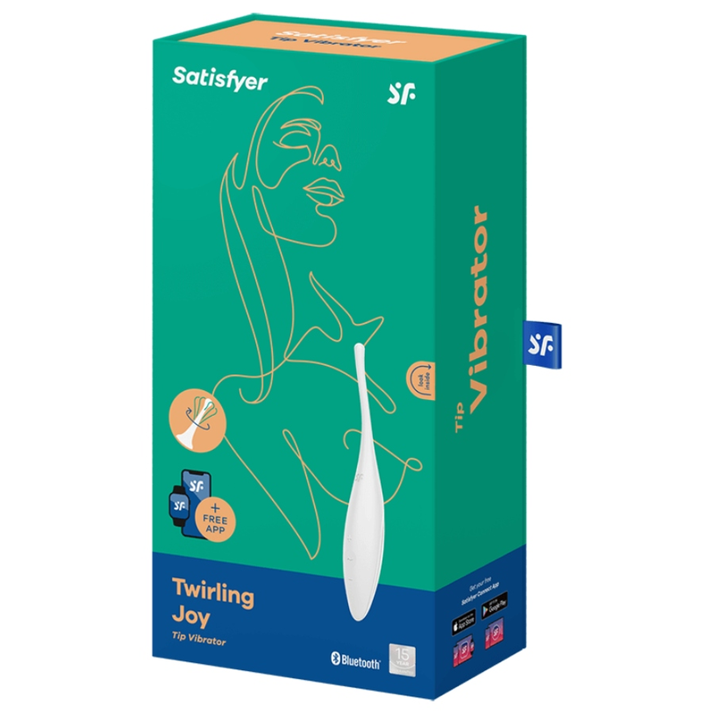SATISFYER - Twirling Joy Vibrator pentru Clitoris, Alb 5 img 113241 7e4b76776d72d38a40393a838d651ee3 1