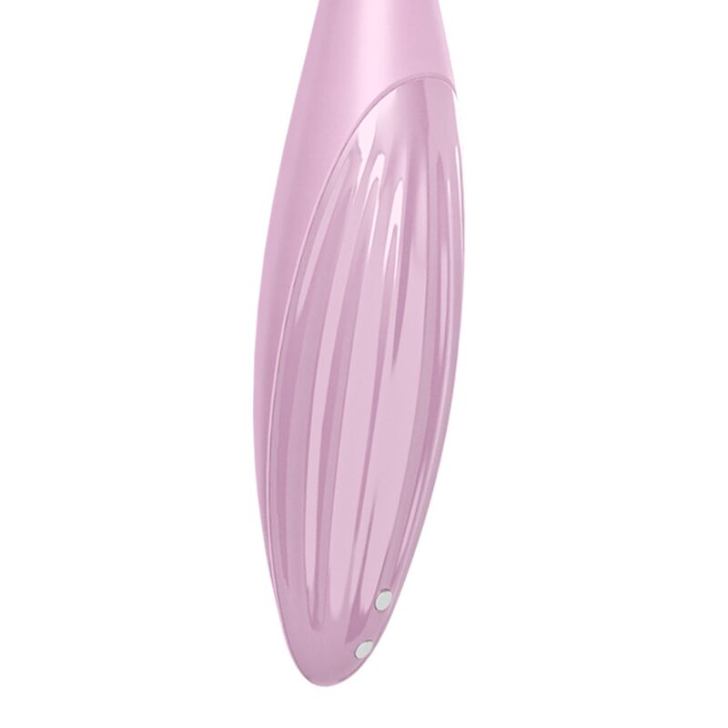 Satisfyer-Twirling Joy Vibrator cu Vârf Clitoral, Roz-Silicon (imaginea 4)