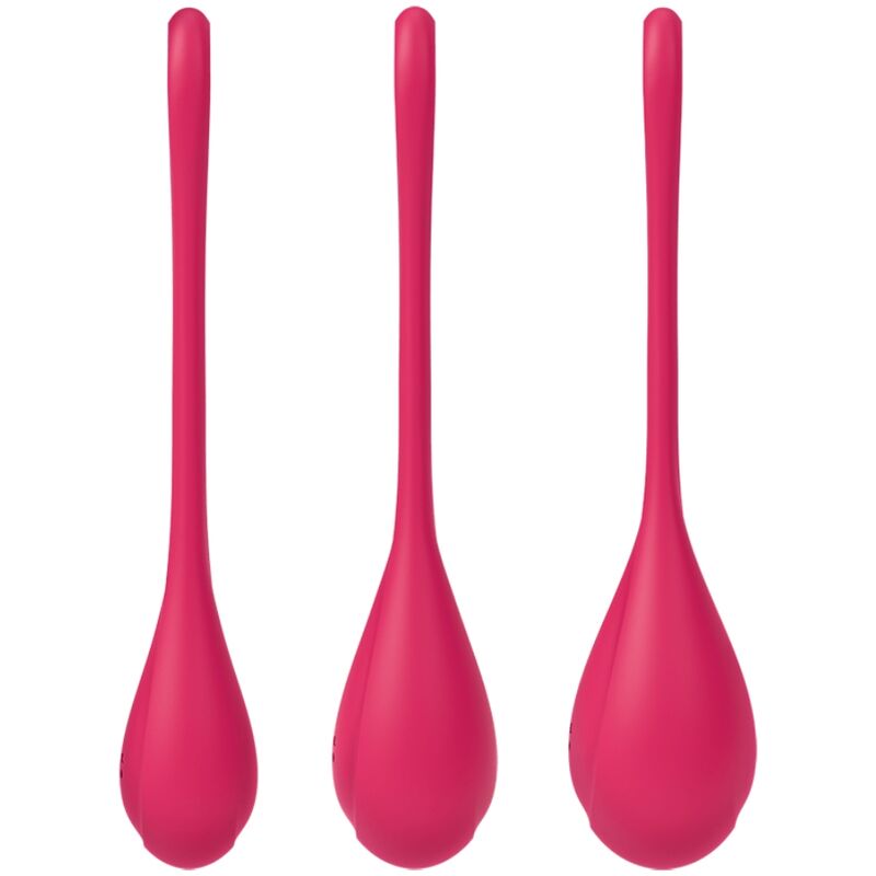 Satisfyer Balls-Yoni Power 1 Set Antrenament Yoni, Roșu-Silicon 2 img 113269 78b3bf26ebd36d29748bd7a4d056f247 1