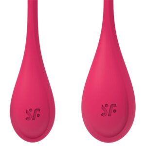 Satisfyer Balls-Yoni Power 1 Set Antrenament Yoni, Roșu-Silicon 7 Satisfyer Balls-Yoni Power 1 Set Antrenament Yoni, Roșu-Silicon - imagine 3