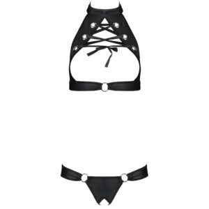 Passion-Malwia Set Piele Ecologică, S/M/L/XL 6 Passion-Malwia Set Piele Ecologică, S/M/L/XL - imagine 3