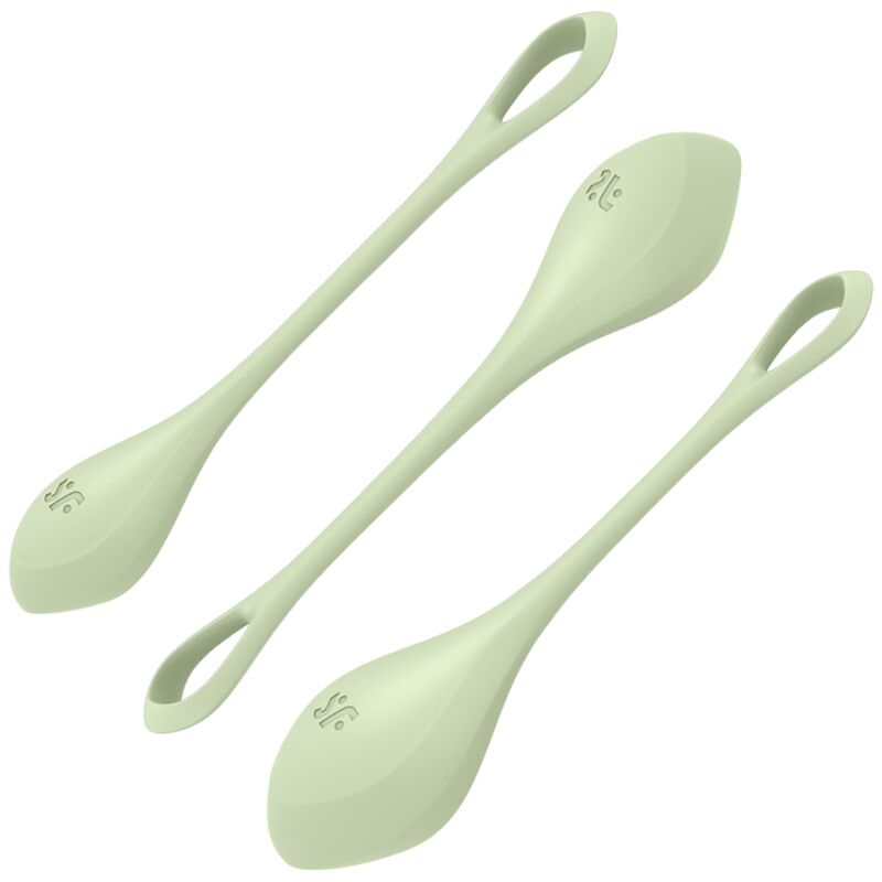 SATISFYER - Yoni Power 2 Set de Antrenament Verde 1 img 113555 dcae66947eeb6b37a1f109cb91731e45 1