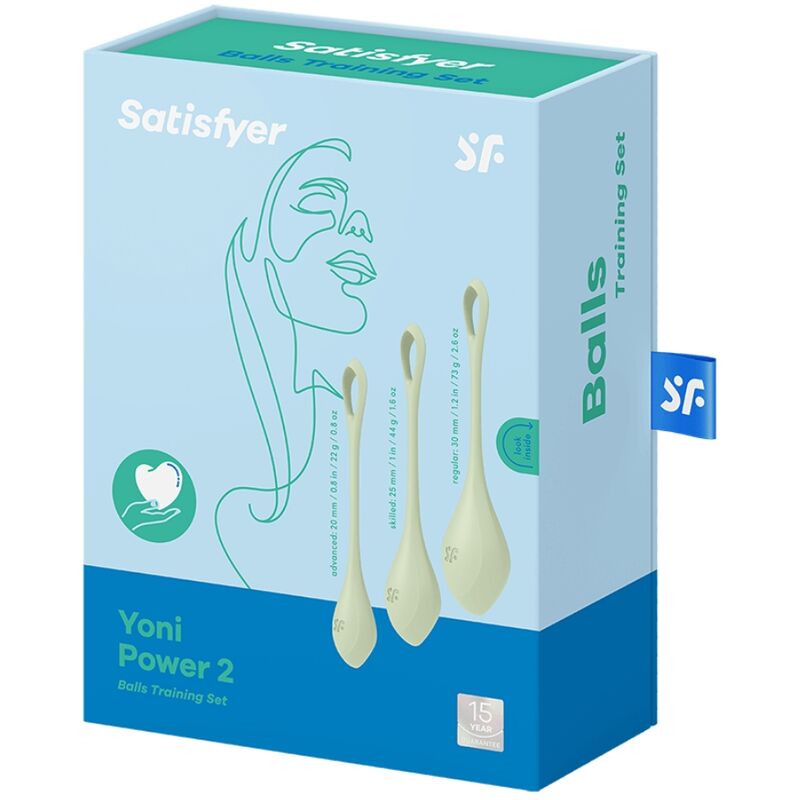 SATISFYER - Yoni Power 2 Set de Antrenament Verde 2 img 113556 944661f6d6da9237cca3601196654fab 1