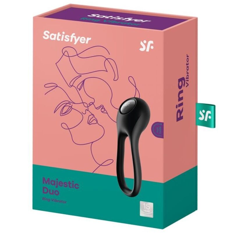 Satisfyer Ring-Majestic Duo Inel Vibrator Negru-Silicon, 12 Trepte 4 img 113694 e9871ae8b446cb9bbc0d6588a566d115 1