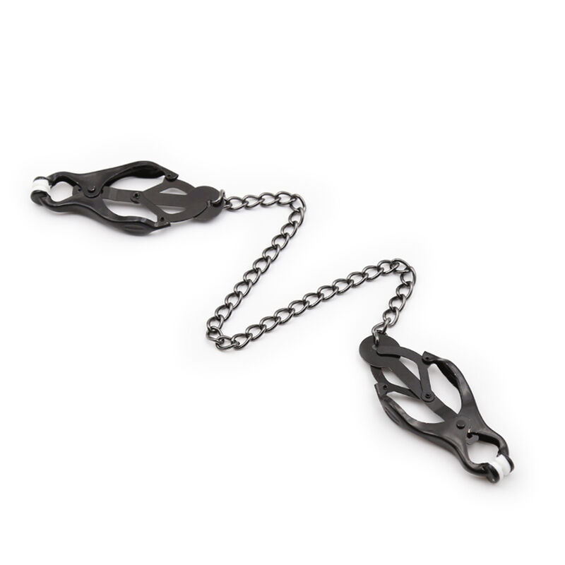 Ohmama Fetish-Cleme pentru Sfârcuri Japoneze cu Lanț Negru-Metal 2 img 113743 d5603a75c99c4681bcb47ba2caebd9a7 1