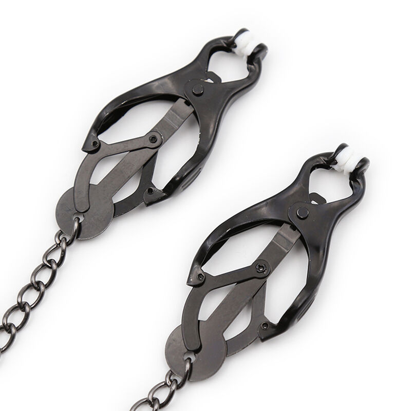 Ohmama Fetish-Cleme pentru Sfârcuri Japoneze cu Lanț Negru-Metal 3 img 113744 5ce2392661e7cddd7051d341e8e34aaf 1