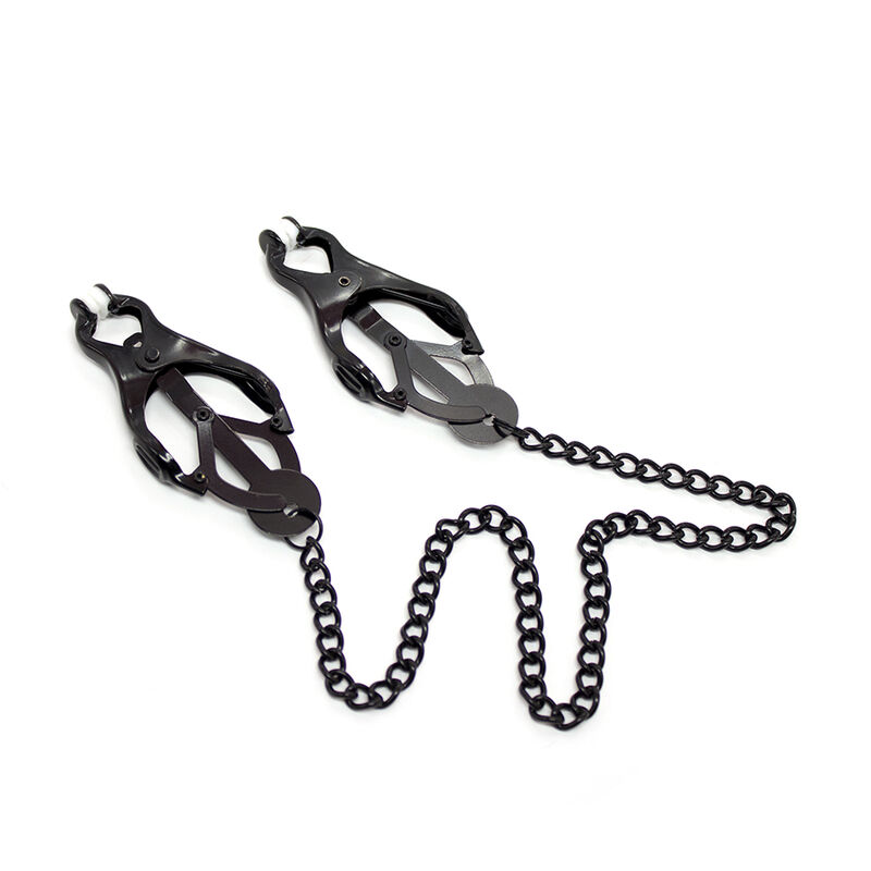 Ohmama Fetish-Cleme pentru Sfârcuri Japoneze cu Lanț Negru-Metal 8 img 113750 217d53ada32c27b32a4b4f1ef515a508 1