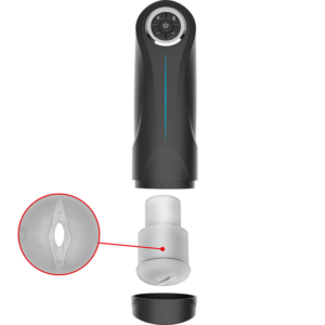 Jamyjob-Milker Stroker Funcție Sus-jos-TPE, Waterproof, Ventuza - imagine 4