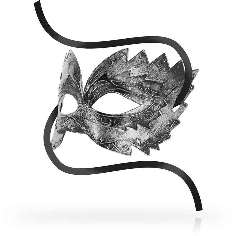 Ohmama Masks-Masca Antizaz Stil Venețiană Argintie 2 img 113912 190b0c733c87b7804efe61912e1efd2a 1