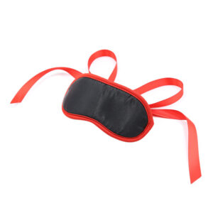 Ohmama Masks-Masca Fetish Neagră cu Margini Roșii - imagine 5
