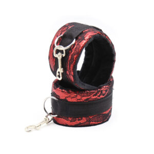 Ohmama Fetish-Cătușe din Catifea cu Bandă din Nylon-PVC 20 Ohmama Fetish-Cătușe din Catifea cu Bandă din Nylon-PVC - imagine 10