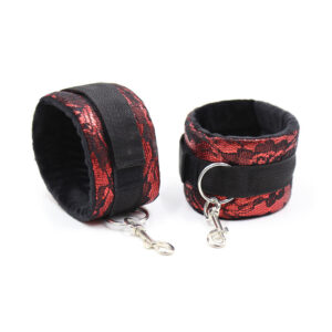 Ohmama Fetish-Cătușe din Catifea cu Bandă din Nylon-PVC 17 Ohmama Fetish-Cătușe din Catifea cu Bandă din Nylon-PVC - imagine 7