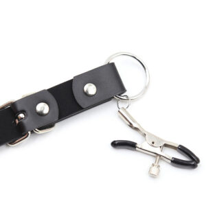 Ohmama Fetish-Cleme pentru Clitoris cu Bretele pentru Picioare 8 Ohmama Fetish-Cleme pentru Clitoris cu Bretele pentru Picioare - imagine 3