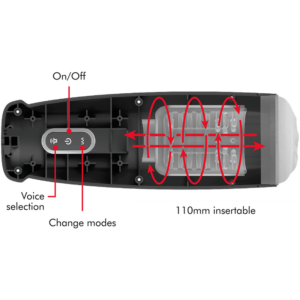 Jamyjob-Tornado 360 Rotate Tech Stroker-Reincarcabil, USB - imagine 9
