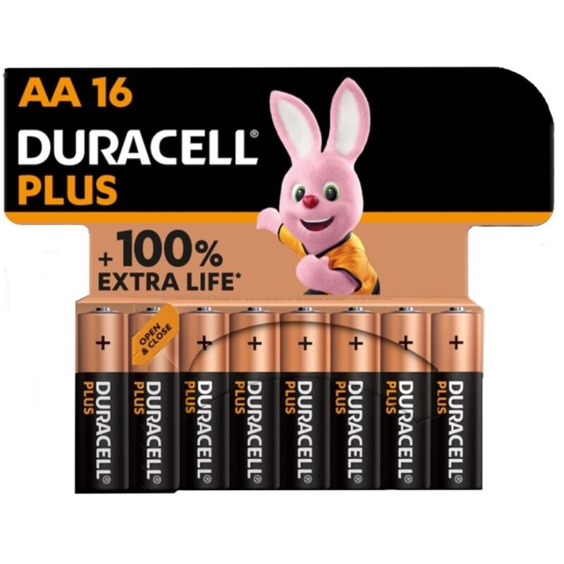 Duracell-Plus Power-100 Baterii Alcaline Aa LR6, 16 Unități 1 img 115535 0b0a107ec1817ec38c646fc96349380f 1