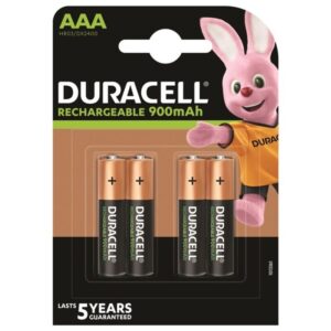 Duracell-Acumulator Reîncărcabil HR03 Aaa 900mAh, 4 Bucăți - imagine 1