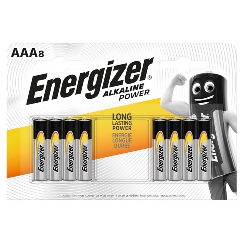 Energizer-Baterii Alkaline Power Aaa LR03 - 8 Bucăți 1 img 115553 cc74a0476e7c84f62303d5b34d64a536 1