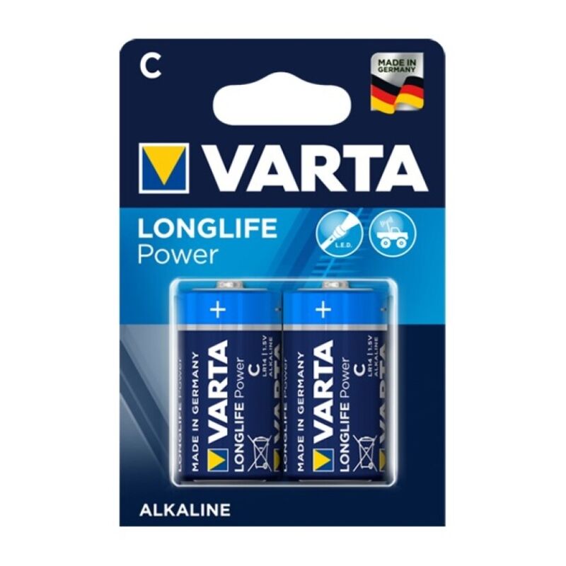 Varta-Longlife Power Baterie Alcalină C LR14, 2 Unități 1 img 115567 fc6dc03ab9ce1877c3e7e55a6d353ed2 1