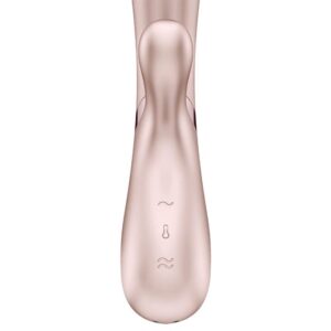 Satisfyer-Hot Lover Vibrator Încălzitor cu Aplicație, 2 Motoare - imagine 3