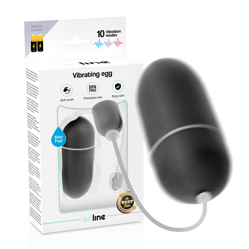 Online-Ou Vibrator Rezistent la Apă Negru-Silicon, 10 Trepte 2 img 115778 eb8ab8438473e333de08c765dc401889 1