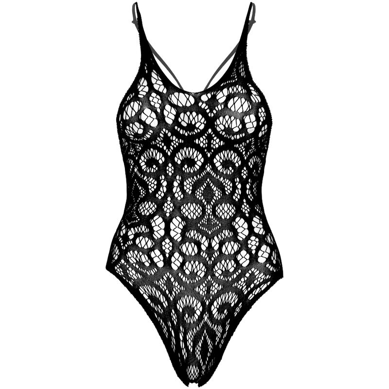 Leg Avenue-Body Dantelă Scroll fără Cusături - Negru 2 img 115867 007f9681a744f5aa89c78b71213894b3 1