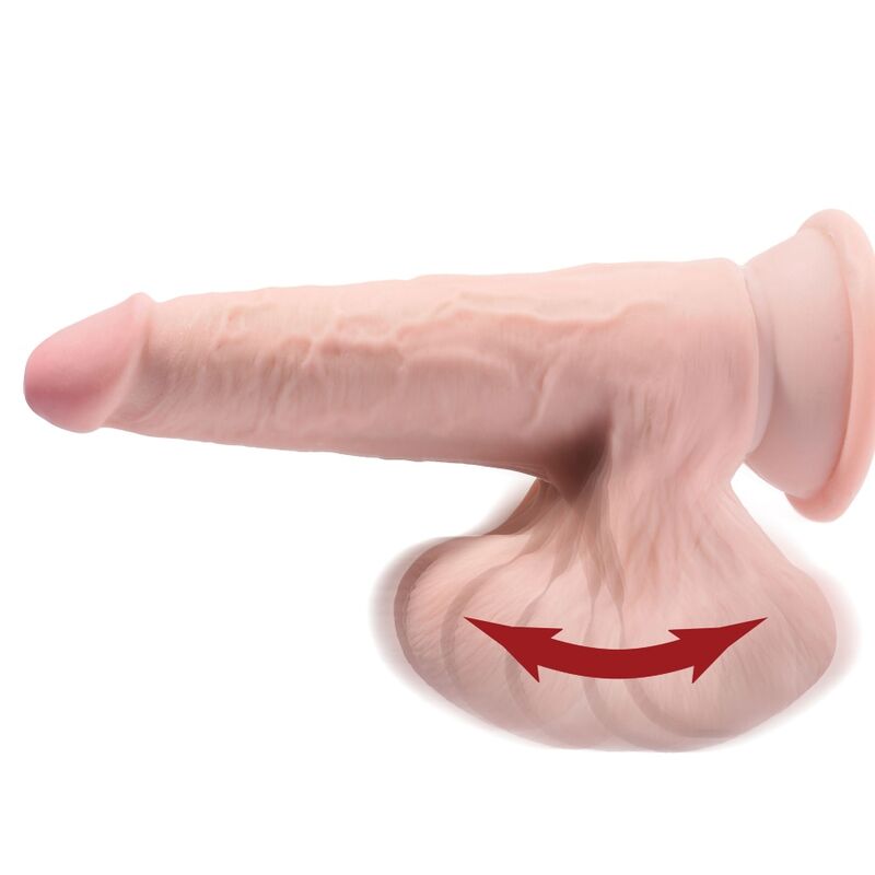 King Cock-Plus 3D Dildo cu Bile Oscilante 24.5 cm Ton Deschis-TPE 3 img 116363 a6c5c39ccbada3a5863363d1d54da90e 1