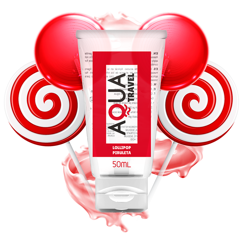 Aqua Travel - Lubrifiant pe Bază de Apă Aromă Lollipop - 50 ml 1 img 116786 3656e4d64f238eb5e7eecd6081f81fcb 1