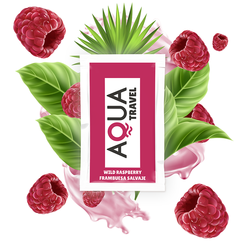 Aqua Travel - Lubrifiant pe Bază de Apă, Gust Zmeură Sălbatică, 6 ml 1 img 116792 2f33f01c605ae015f7151a781c58d700 1