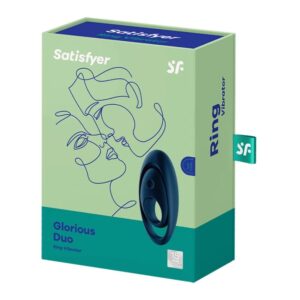 Satisfyer Ring-Glorious Duo Inel Vibrator Albastru-Silicon, 12 6 Satisfyer Ring-Glorious Duo Inel Vibrator Albastru-Silicon, 12 - imagine 3