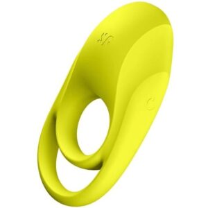 Satisfyer Ring-Spectacular Duo Ring Vibrator Galben-Silicon, 12 4 Satisfyer Ring-Spectacular Duo Ring Vibrator Galben-Silicon, 12 - imagine 1
