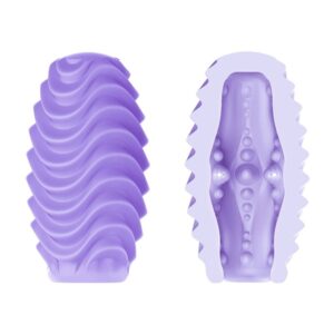 Bodies & Masturbators-Ou Masturbator Liliac cu Două Fețe-TPR - imagine 2