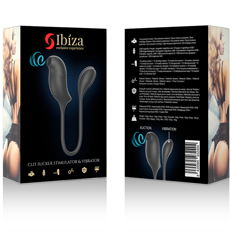 Ibiza Technology Stimulator Clitoridian Magic cu Sucțiune · Vibratoare (imaginea 6)