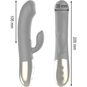 Ibiza Technology-Vibrator Anatomic Puternic cu Rabbit-Silicon 11 Ibiza Technology-Vibrator Anatomic Puternic cu Rabbit-Silicon - imagine 3